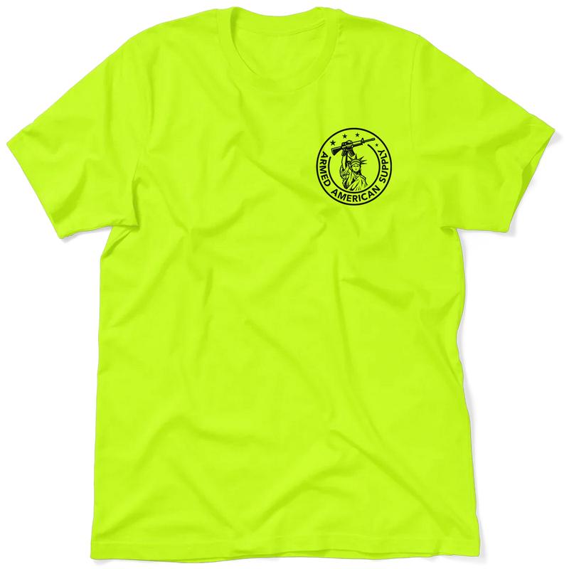 Broke Something - Hi Visibility Safety Yellow Work T-Shirt Jersey Menswear