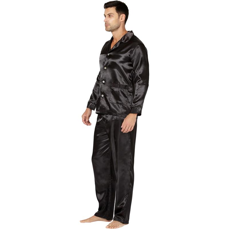 Intimo Classic Mens Satin Pajama