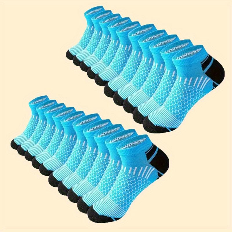 20 Or 60 Pairs Men's Low Cut Socks, Deodorant and Sweat-Absorbing, Comfortable and Breathable, Elastic Athletic Socks, Suitable for All Seasons