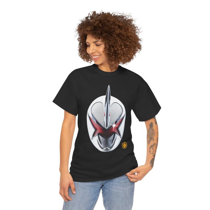 Power Ranger Dino Thunder White Ranger Tee Casual Classic