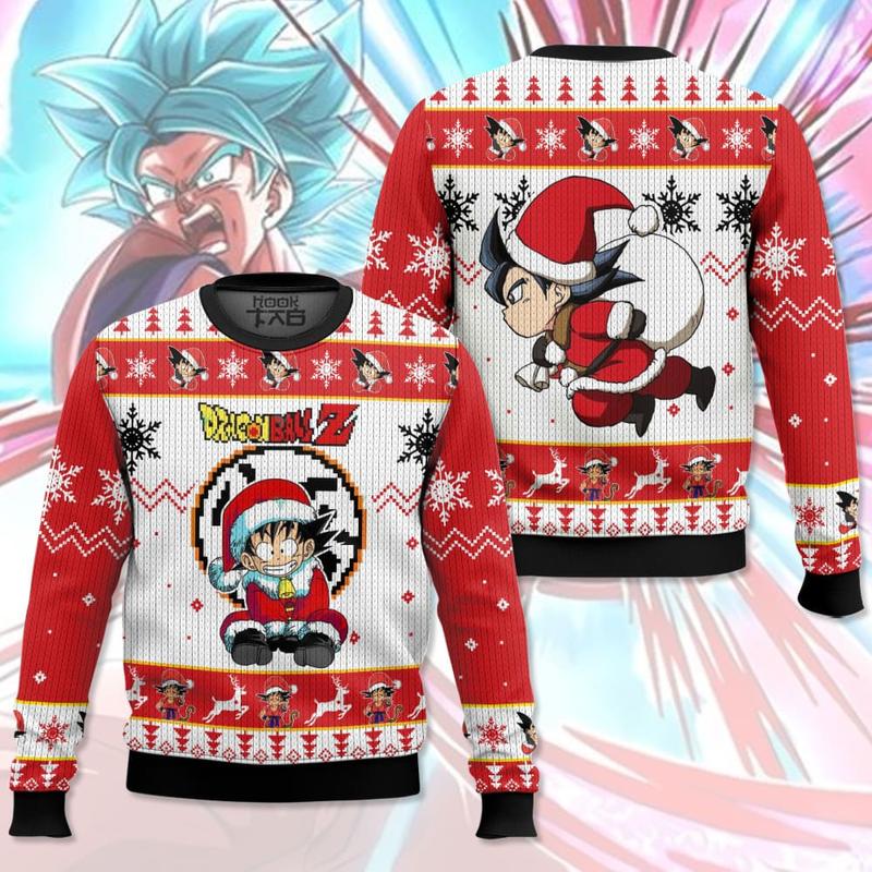 Dragonn Balll Z Ugly Sweater