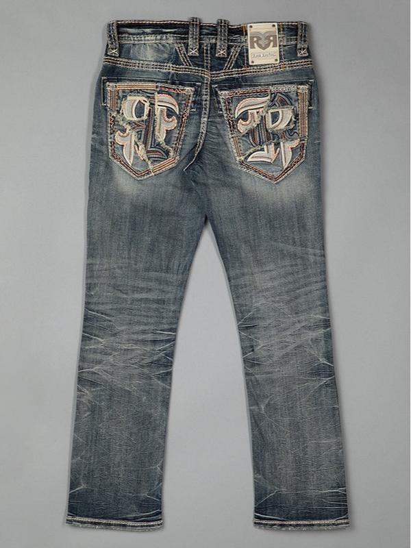 Man Distressed Denim Jeans Slim Skinny Blue, 2000s Rock Revival  Man Biker Jeans, 2000s Jeans, Comfortable Jeans For Man, Denim Jeans For Man