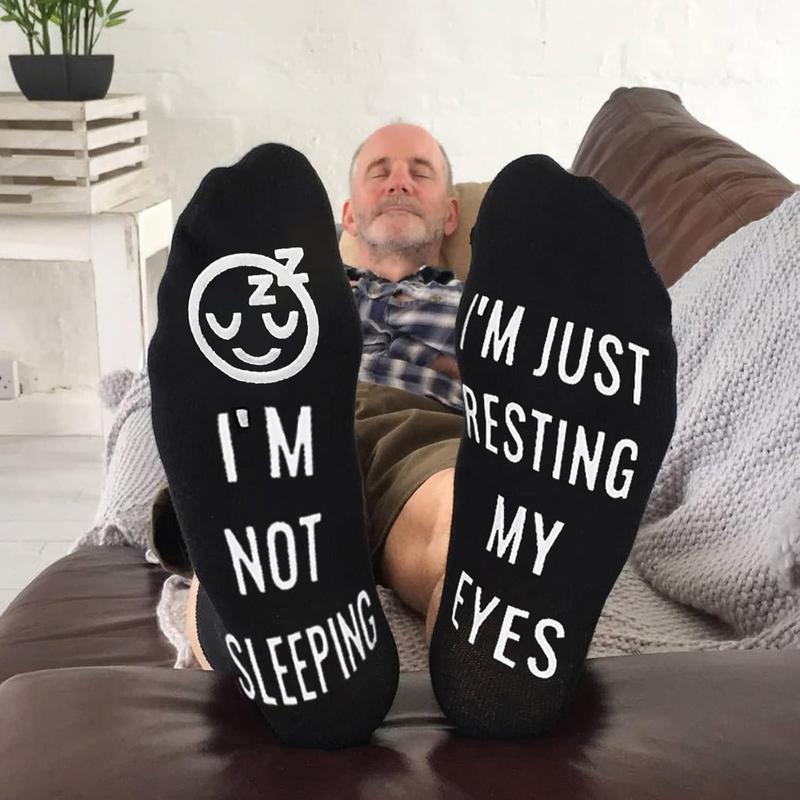 Birthday Gifts for Men Dad Father Husband Grandpa Mens Socks Gifts For Him,Funny Socks Gift Ideas for Fathers Day