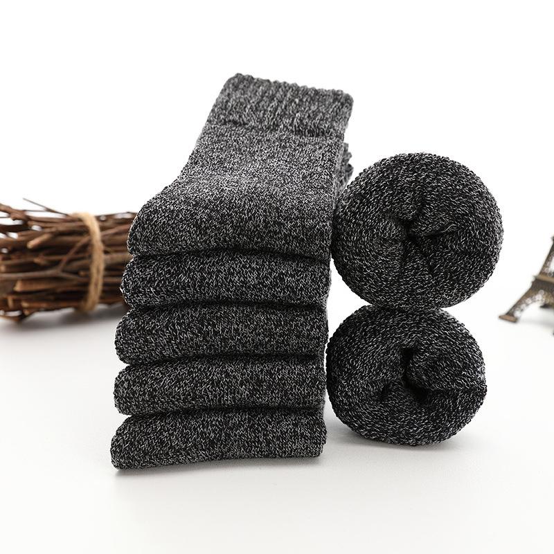 Winter Warm Men's Socks Thicken Breathable Casual Business Socks Cotton Male