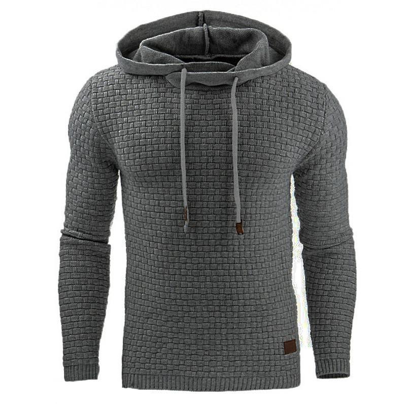 Sweater Men's Fall Winter Sports Warm knit men's sweater Hooded jumper Men's cotton sweate