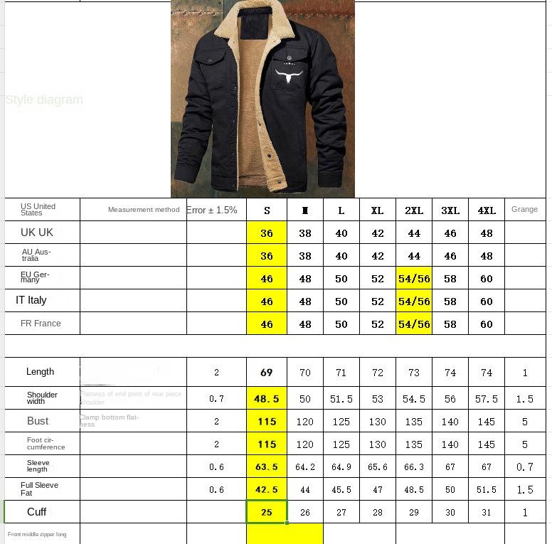 tiktok official flagship store boyfriend gifts men's clothing Men's Winter Jacket Sherpa Lined Jacket Warm Trucker Coat Multi Pocket Casual Collared Menswear Tops Outdoor Long Sleeve Fashion menswear