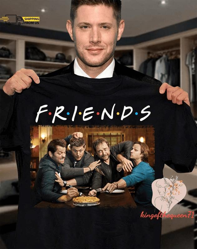 Friends Supernatural T-Shirt, Dean Winchester Shirt, Tv Series Shirt, Supernatural Tee, Sam And Dean Shirts, Winchester Brothers Shirt For Mens, Womens