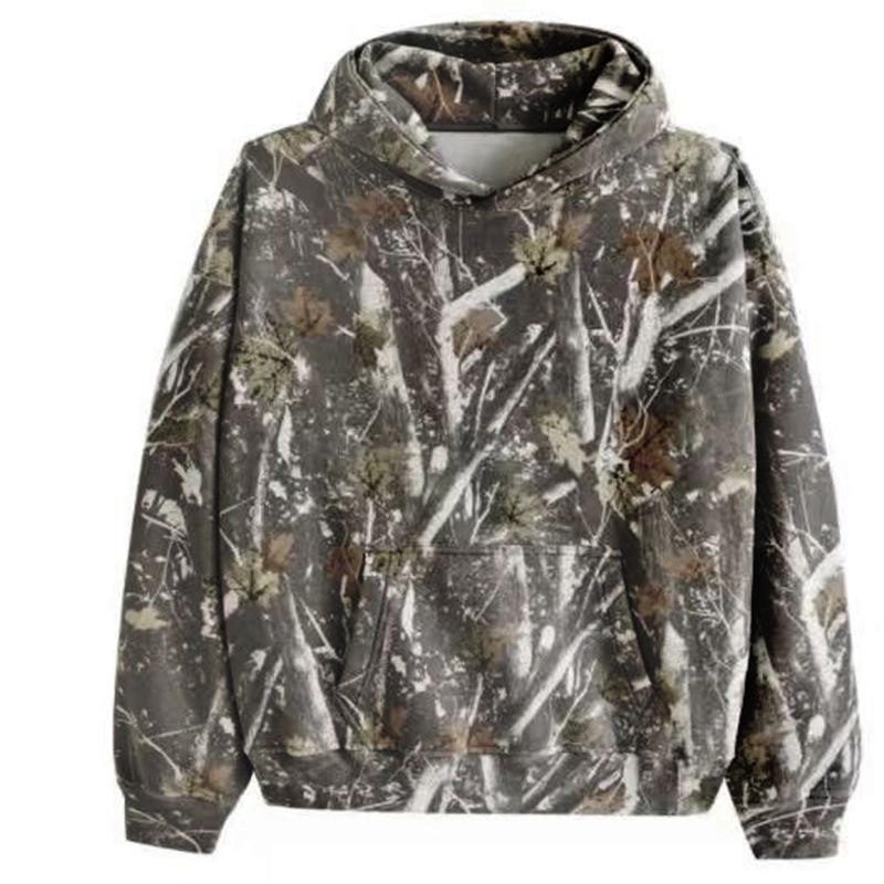 Today's specials Camouflage printed fleece trousersfor men and women with pocketsoversized baggy sweatpants Back-to-school clothes