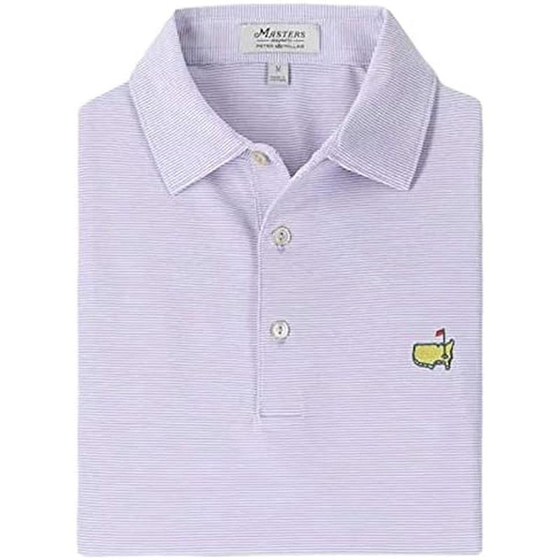 PETER MILLAR Masters Men s Performance Tech Micro Stripe Golf Polo Shirt - Superior Style and Comfort for Golf Enthusiasts!