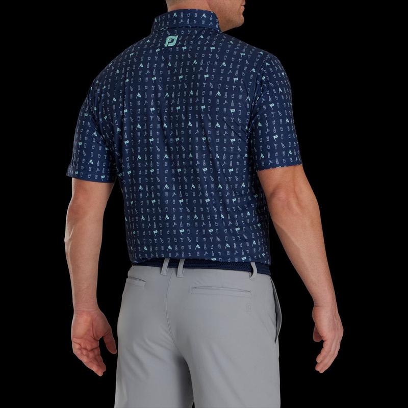 2024 FootJoy The 19th Hole Men's Polo - Navy