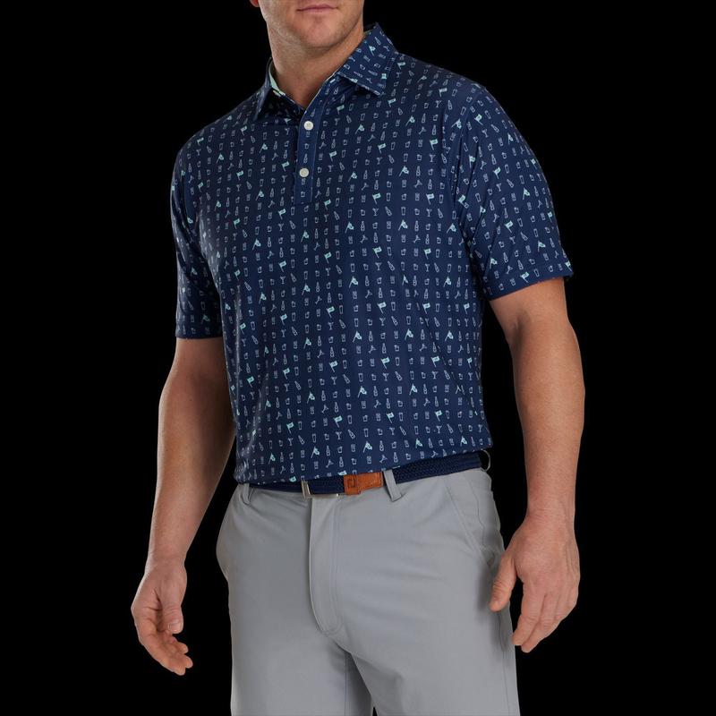 2024 FootJoy The 19th Hole Men's Polo - Navy