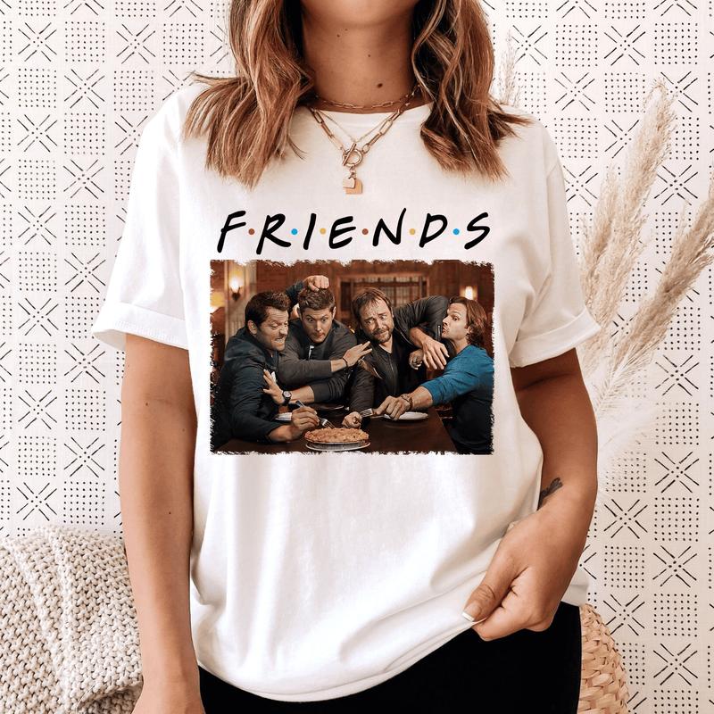 Friends Supernatural T-Shirt, Dean Winchester Shirt, Tv Series Shirt, Supernatural Tee, Sam And Dean Shirts, Winchester Brothers Shirt For Mens, Womens