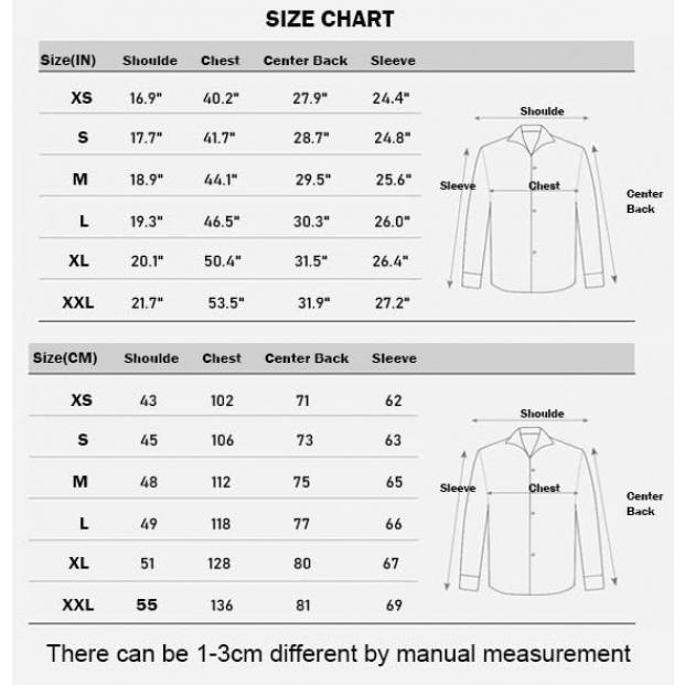 Dress Shirts for Men Stretch Slim Fit Long Sleeve Mens Dress Shirts Casual Business Muscle Fit Button Down Shirts