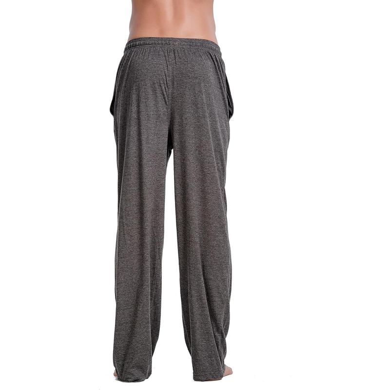 Men's 100% Cotton Jersey Knit Pajama Pants Lounge Pants