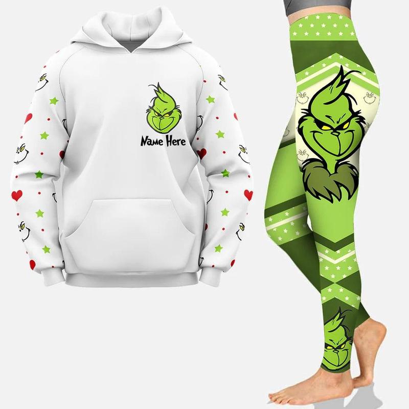 The rock paper scissors i win personalized hoodie and leggings