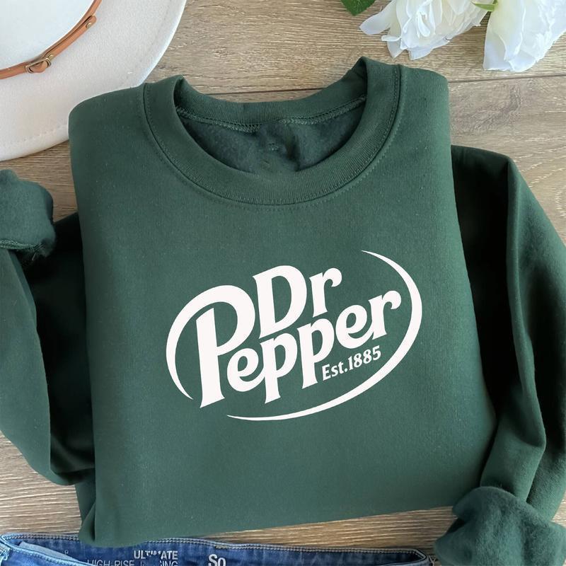 Dr. Pepper Sweatshirt, Dr Pepper Lover Sweatshirt,, Dr Pepper Gift , Gift for Girlfriend, Sweatshirt, Full Colors, Full Sizes, for Men, for Women