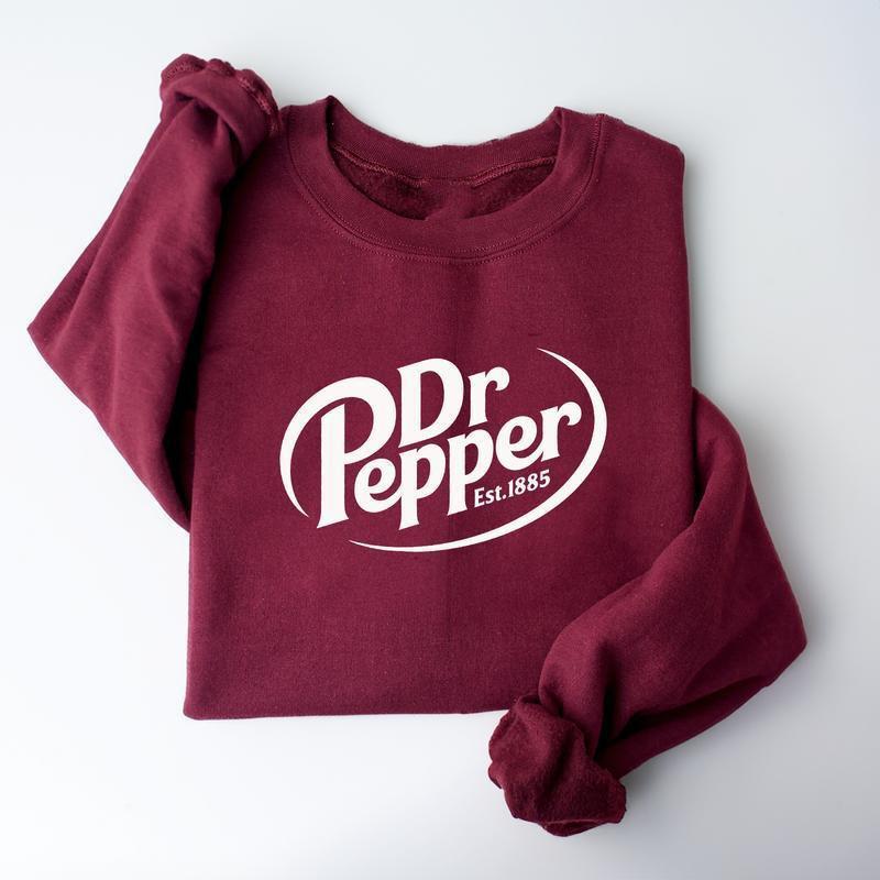 Dr. Pepper Sweatshirt, Dr Pepper Lover Sweatshirt,, Dr Pepper Gift , Gift for Girlfriend, Sweatshirt, Full Colors, Full Sizes, for Men, for Women