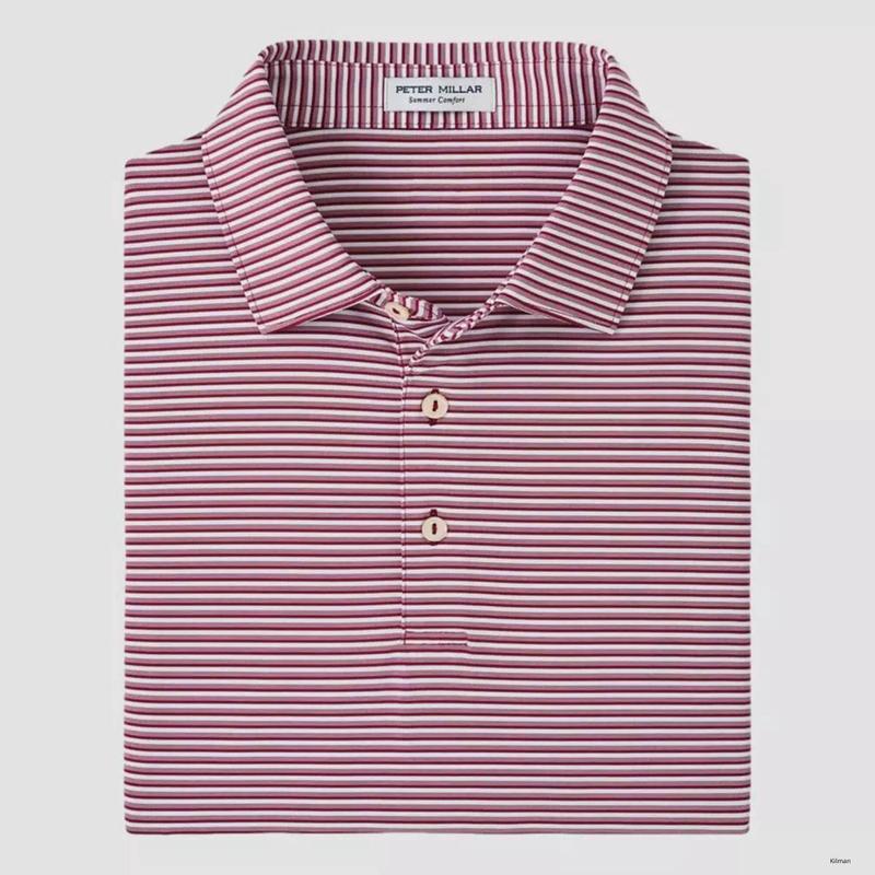 Peter Millar Cedar Performance Polo Shirt Stay Stylish and Comfortable with	 Sport Shirt Gift For Men Husband Boyfriend All Print