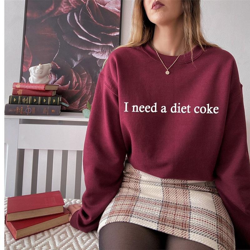 I Need A Diet Coke Sweatshirt, Diet Coke Bottles, Gift for Diet Coke Lover, Soda Gift Crewneck, Funny Gift Sweatshirt Soda Lover, Funny Coke