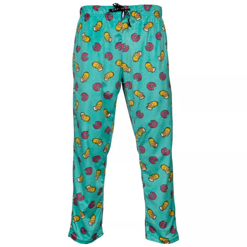 THE 00SIMPSONS00 HOMER Mmm 00DONUTS00 LOUNGE PAJAMA PANTS MEN’S