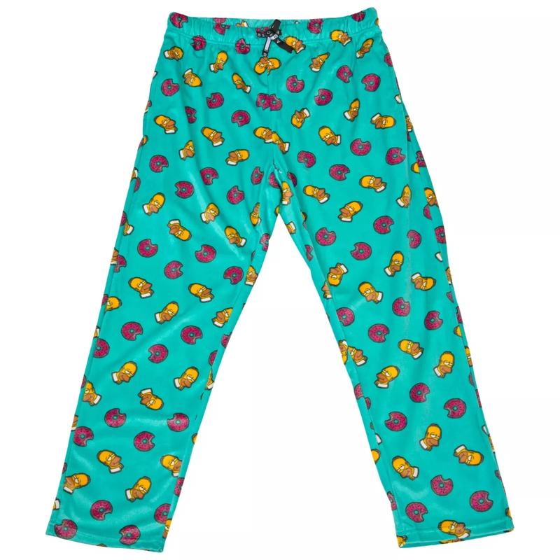 THE 00SIMPSONS00 HOMER Mmm 00DONUTS00 LOUNGE PAJAMA PANTS MEN’S