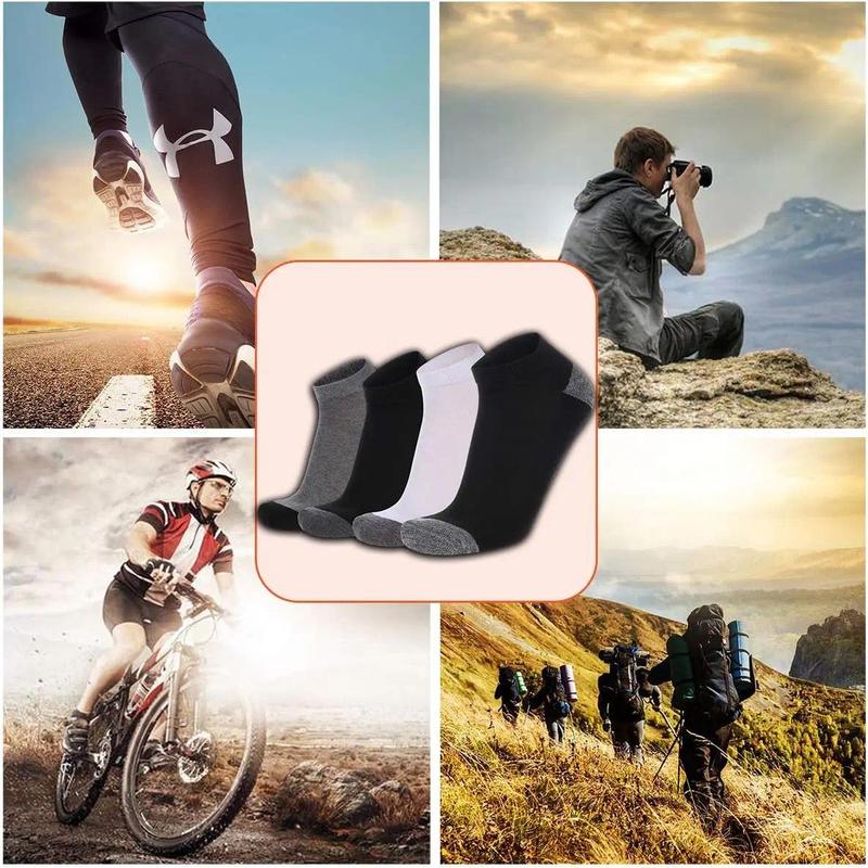 10 Pairs of High-Quality Men's Sports Fitness Running Socks For Winter Outdoor Leisure and Breathable Socks Casual Menswear christmas 2024 ornament