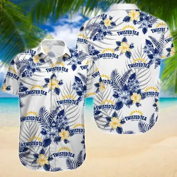 Twisted Tea Hawaiian Shirts, Aloha Summer 2024, Twisted Tea Shirts, Button Men Shirts, Summer Hawaiian Shirts, Men Shorts, Gift For Him Tropical Fashion