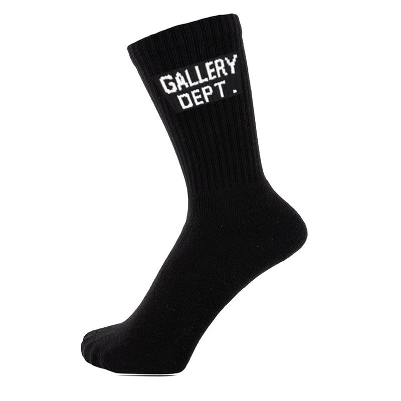 Gallery Dept Socks Minimalist Socks for Men Women Hip Hop Letter DG Cotton Crew Socks1 PairMenswear Stylish Sporty Unisex Sports