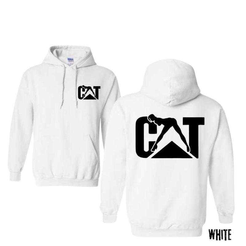 Cat With Woman 2 Sided Hoodie Sweatshirt T-Shirt, For Men Women - Unisex Style, 100% Cotton, Pullover unisex hoodie faith hoodie