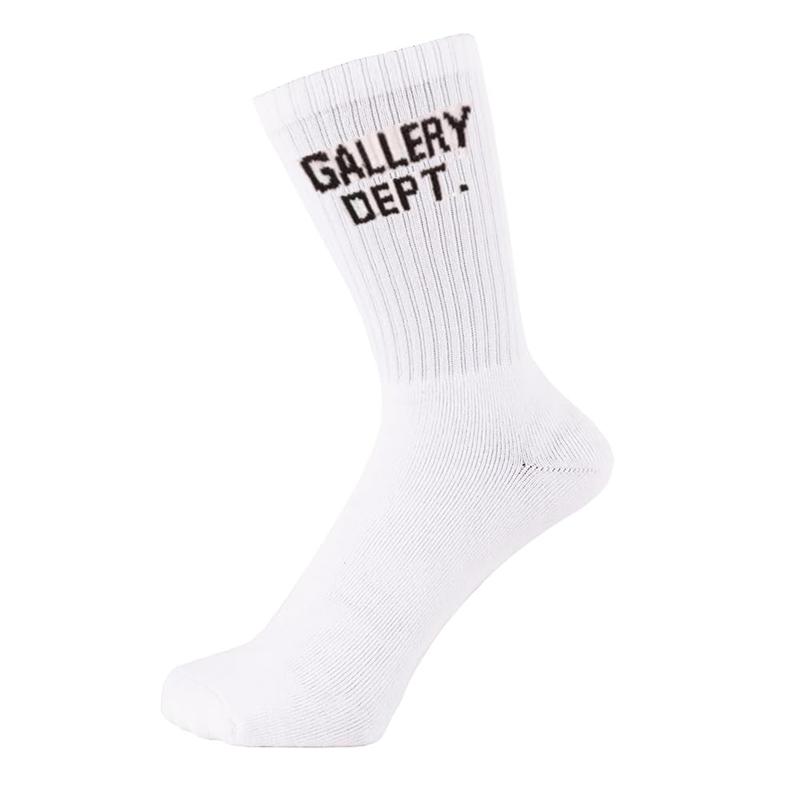 Gallery Dept Socks Minimalist Socks for Men Women Hip Hop Letter DG Cotton Crew Socks1 PairMenswear Stylish Sporty Unisex Sports