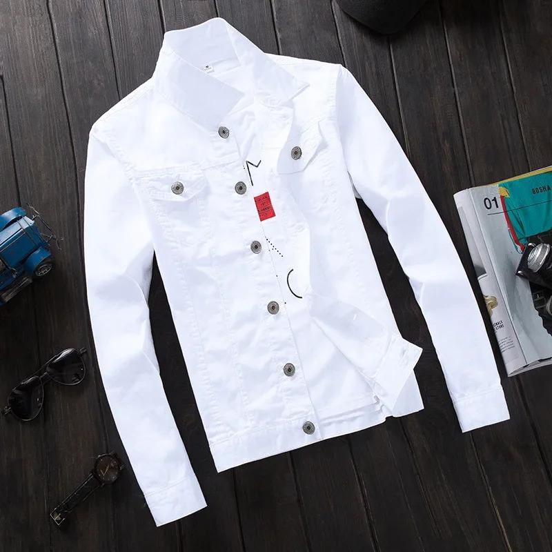 New Spring Autumn Denim Jacket For Men Trendy Korean Style Casual Baseball Uniform Versatile Couple Jacket