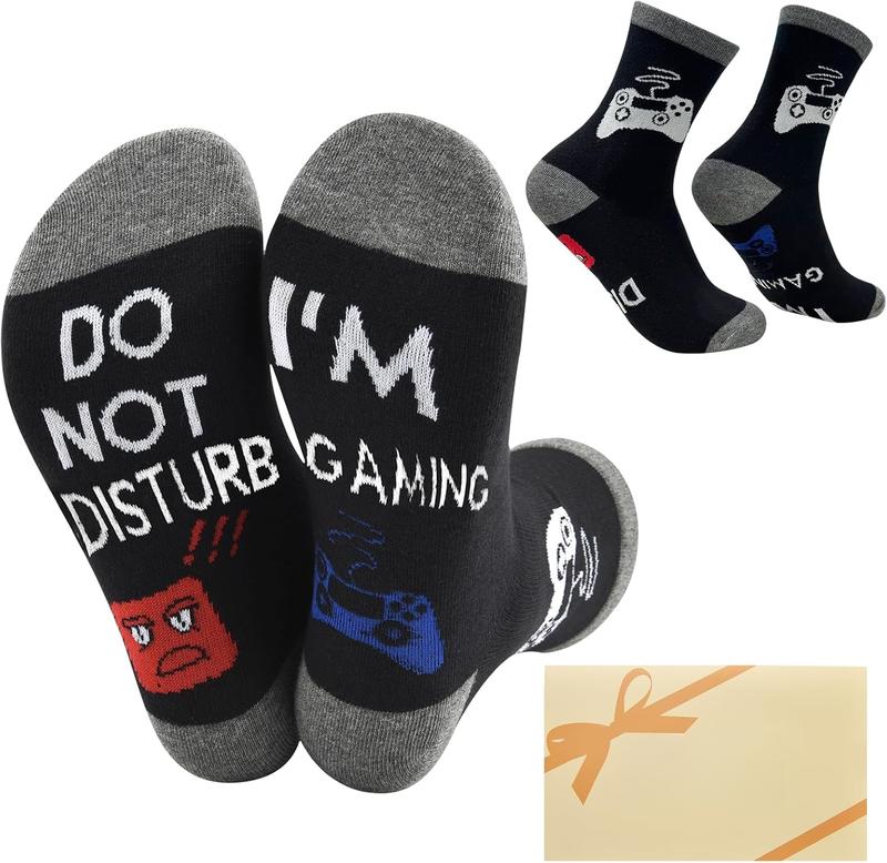 Stocking Stuffers for Men Adults Teens Funny Socks Christmas Birthday Gaming Gifts for Men Dad Boyfriend Son Him