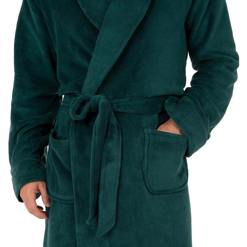 Men's Comfort-Soft Fleece Robe