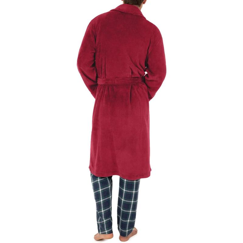 Men's Comfort-Soft Fleece Robe