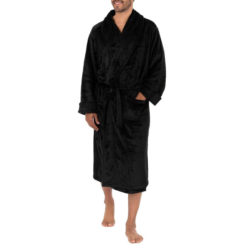 Men's Comfort-Soft Fleece Robe