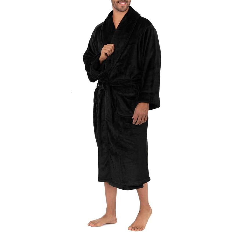 Men's Comfort-Soft Fleece Robe