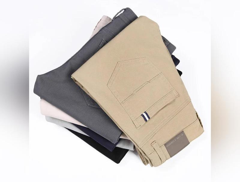 6 Colors Classic New Men's Cotton Elastic Slim Jeans Business Casual Fashion Comfortable Denim Pants High Quality Male Trousers