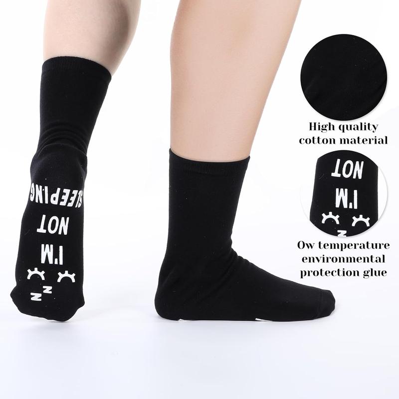 Mens Gifts Funny Socks, Birthday Gifts for Men, Stocking Stuffers Gifts from Daughter Son Wife, Men Husband Grandpa Women idea Fathers Day Christmas Im Not Sleeping Funny Socks