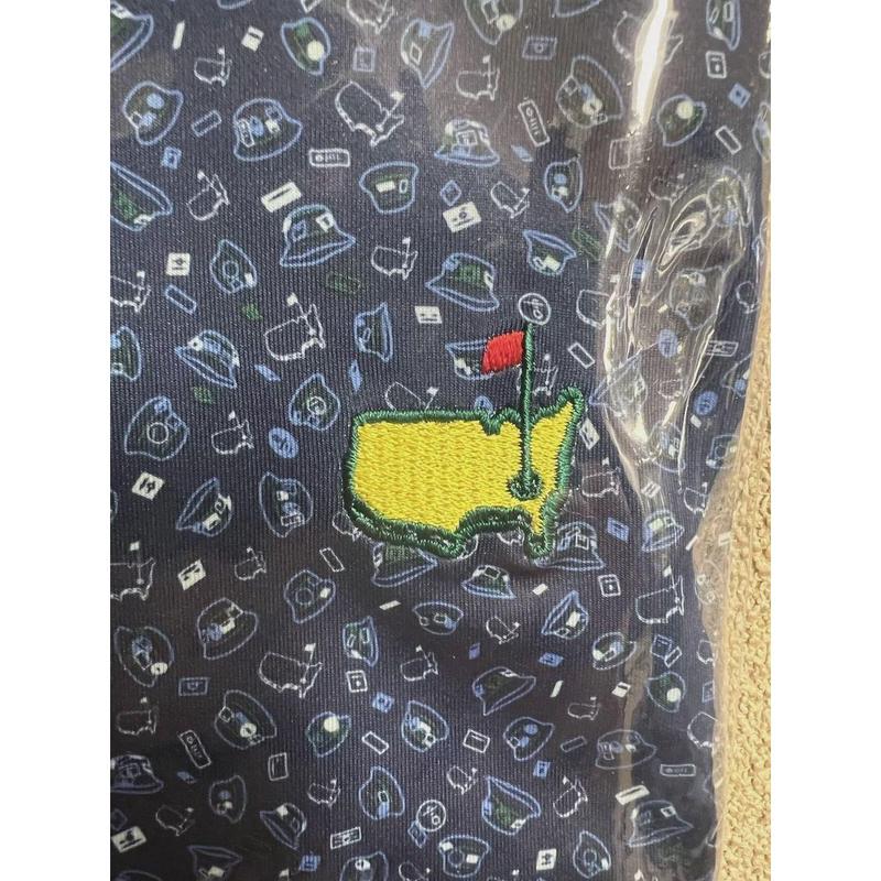 2024 Peter Millar Golf Augusta National Masters Logo Print Polo NWT Large