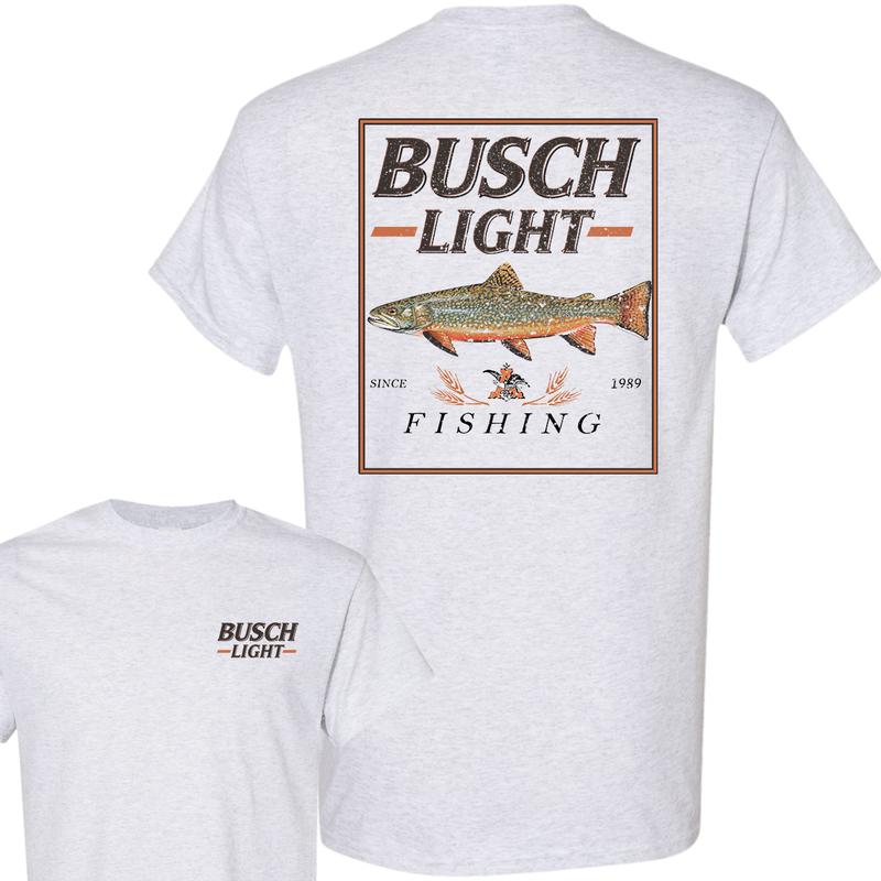 Busch Light Fishing Perch T-Shirt, Unisex T-Shirt, Full Color T-Shirt, For Men, For Women