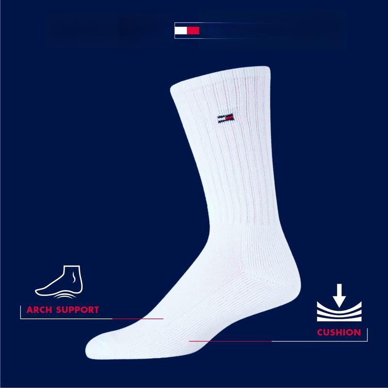 Men's Crew Socks - 12 Pack Performance Cushion Comfort Crew Socks - Breathable Athletic Socks for Men