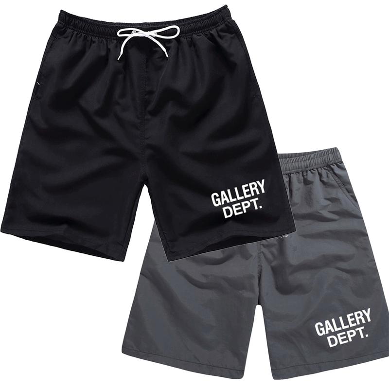 GALLERY DEPT Casual shorts sports shorts Ice silk quick-drying shorts letter print short loose training unisex sports beach shorts Menswear Polyester Board Shorts Plain Street Style Swimwear Man Underwear