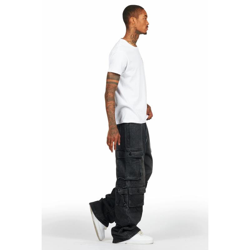 Cortie Black Baggy Fit Jean