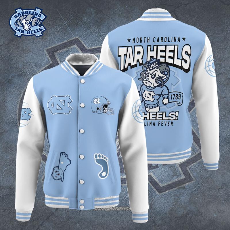 Comfimerch North Carolina Tar NCAA Baseball Jacket For Fan