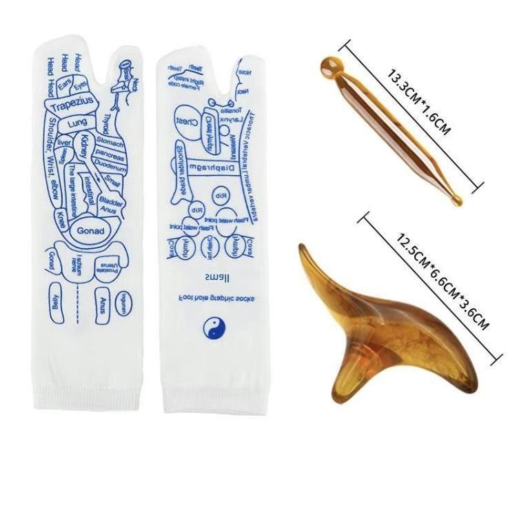 Men's Broman Reflexology Socks with Trigger Point Massage Tool for Foot Pain Relief - Womenswear, Smooth