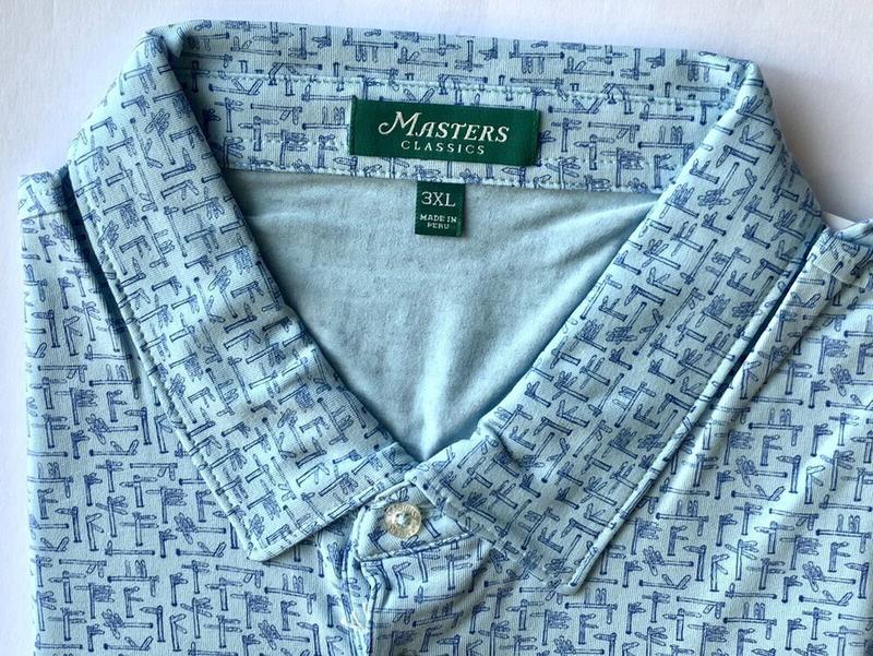 2025  Masters Polo golf Shirt Full Size S - 5XL new For Men sign design blue PGA