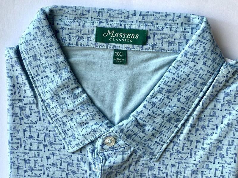 2025  Masters Polo golf Shirt Full Size S - 5XL new For Men sign design blue PGA