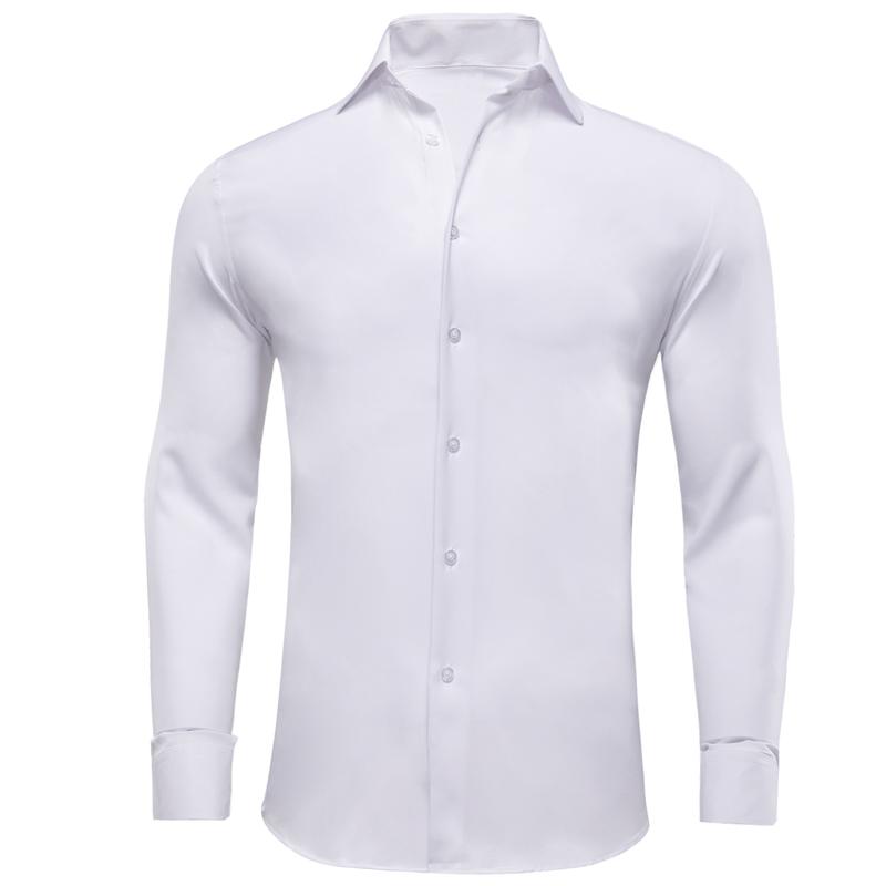 Mens Dress Shirt - 3pcs Pack Classic Black White Sky Blue Longsleeves Shirt Business Interview Outfit Collar Casual Menswear Men's Long long sleeve