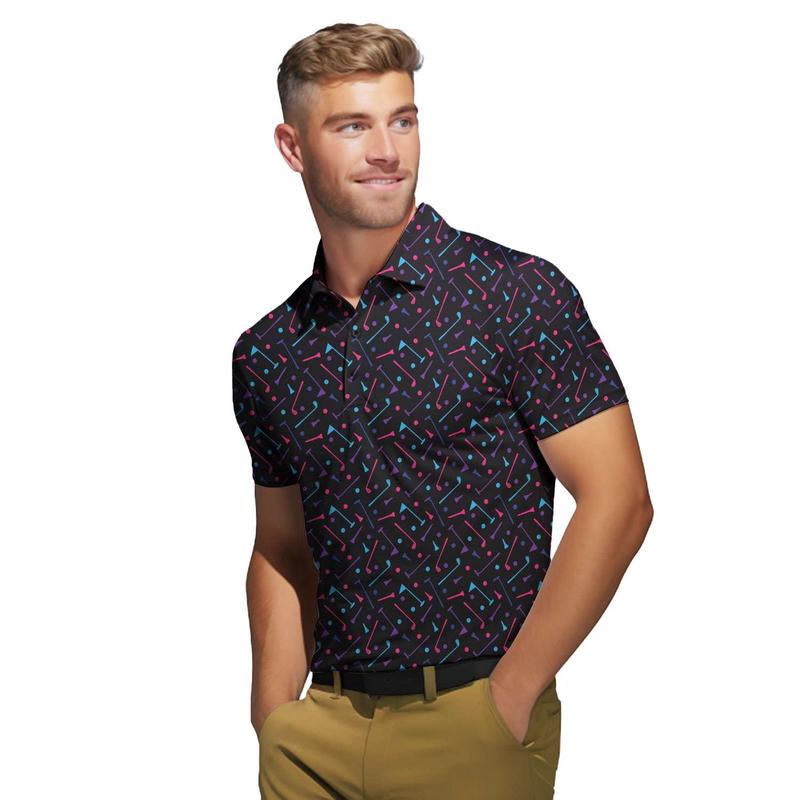 Dings Golf - Golf Polo Shirt, Unique Men Polo Shirt, Humor Witty Gift for Golf Lover