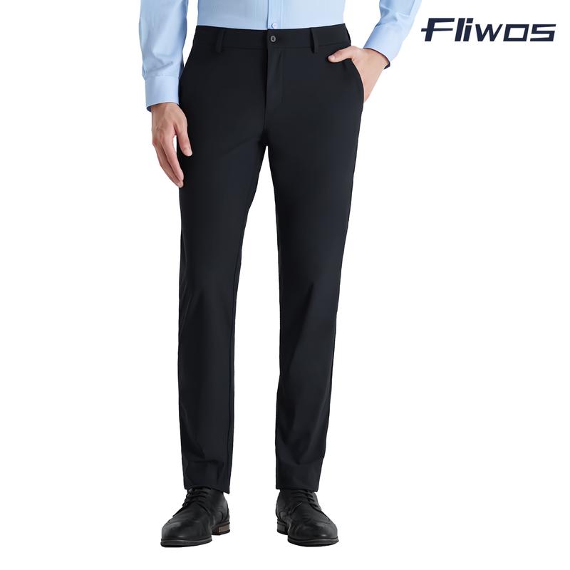 Fliwos Slimastrouser High Stretch Straight-Leg Pants Skin-Friendly, Breathable and Unrestricted Movement Pants